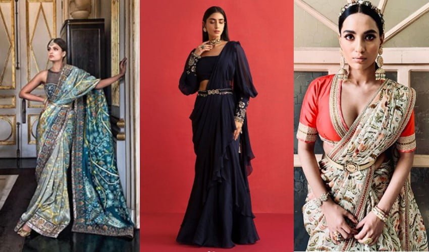 Latest Saree Trends for 2022 from Top Designer 6