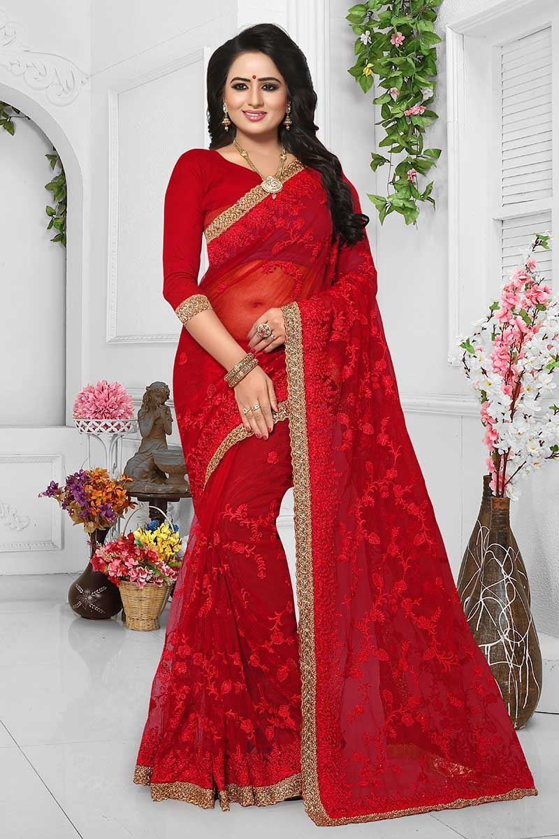 How to Get Perfect Look With Party Wear Sarees? 19