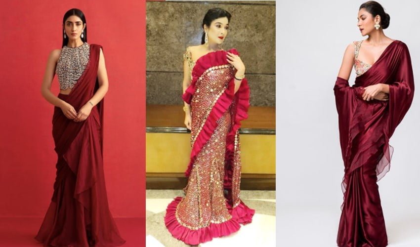 Latest Saree Trends for 2024 from Top Designer 13