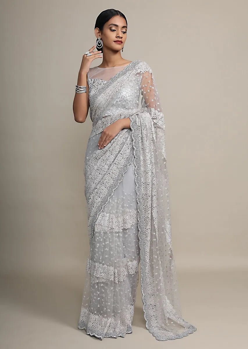 How to Get Perfect Look With Party Wear Sarees? 11