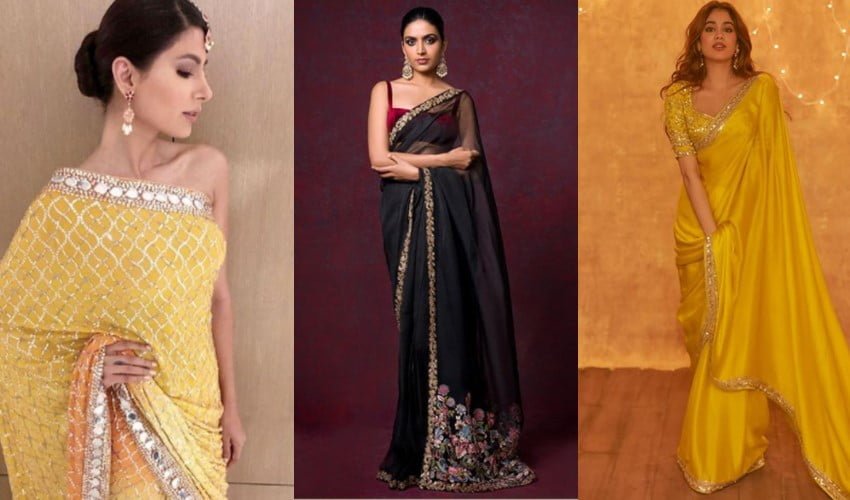 Trending Belted Sarees for that Stylish Look and the History of