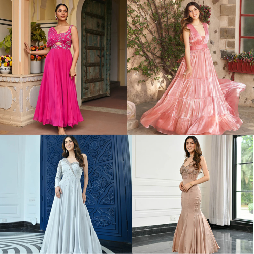 Wedding Gown Designs 2025 Elegant and modern, Wedding Gown Designs 2025 blend luxurious fabrics with intricate details like lace, embroidery, and beadwork, offering a range of silhouettes from A-line to mermaid, perfect for every bride’s dream day.