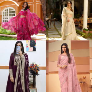 Best Indian Wedding Guest Dresses 2025Trendy and elegant Indian wedding guest dresses for 2025 featuring traditional and contemporary styles, vibrant colors, and intricate embroidery."